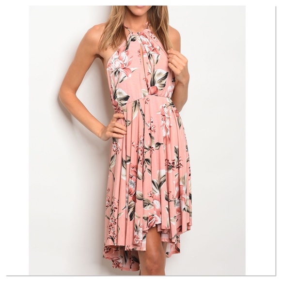 Blush Floral Summer Dress - Picture 2 of 7